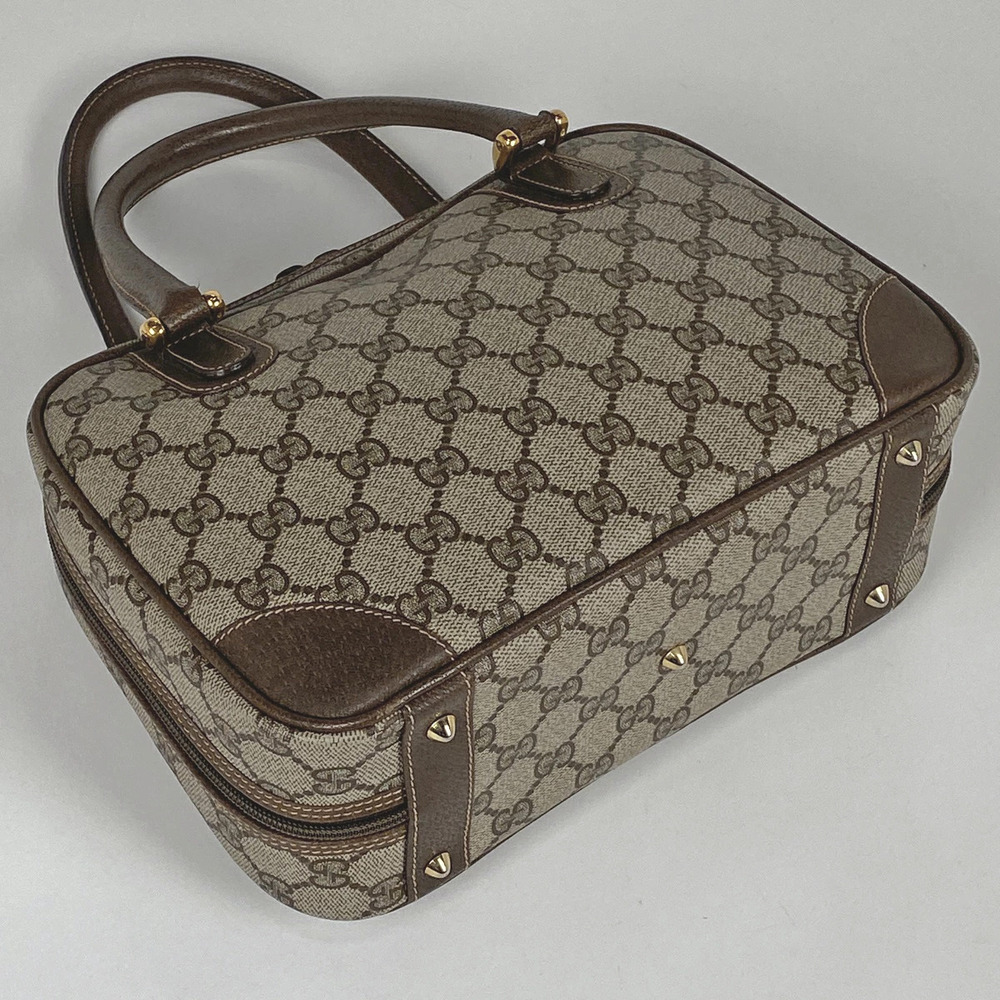 Gucci handbag brown canvas GG